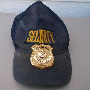 ⭐Quartermaster, Law Pro mesh-back cap - bright gold color security badge